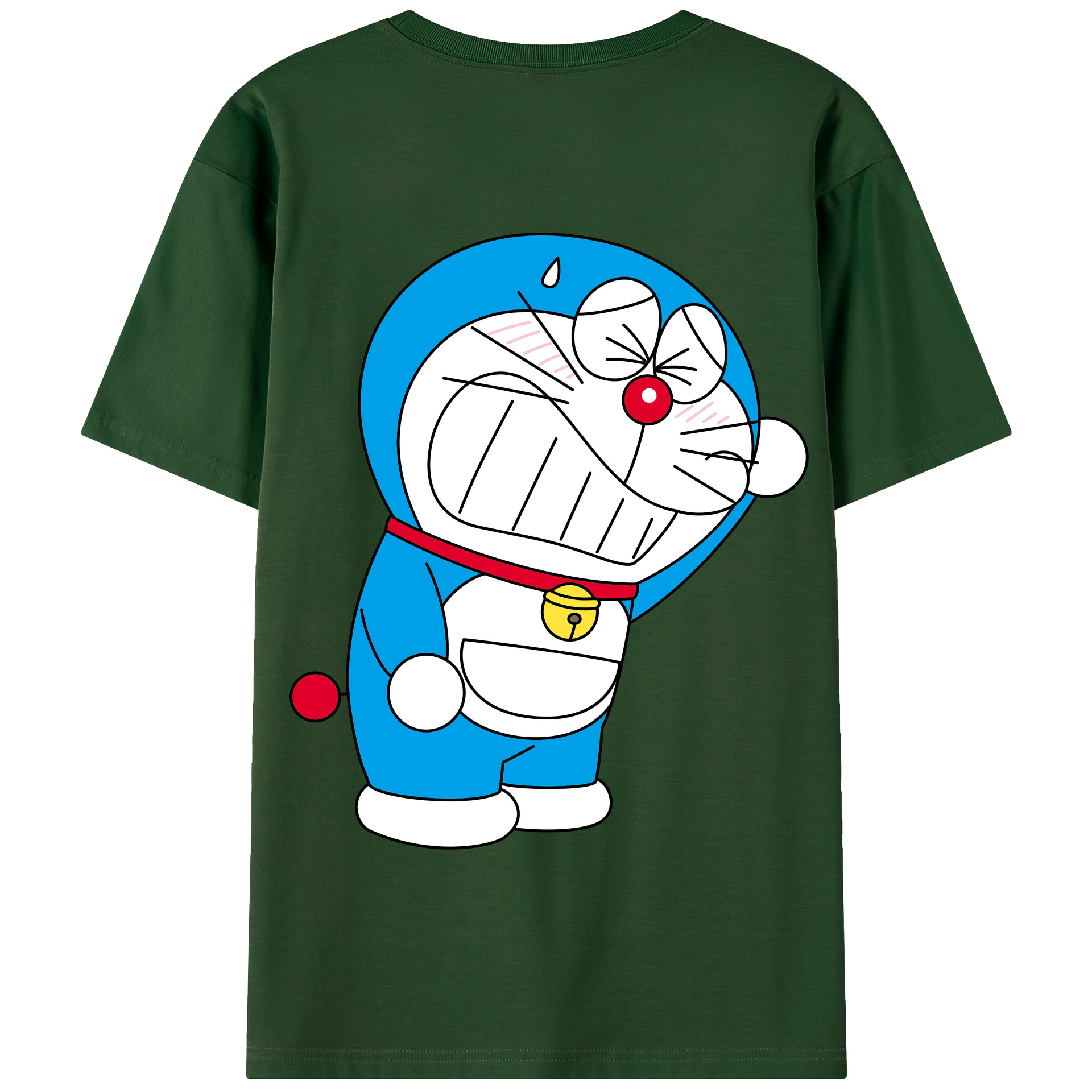 （画像用） ドラえもん Doraemon 綿100％半袖Tシャツ（背面プリント）